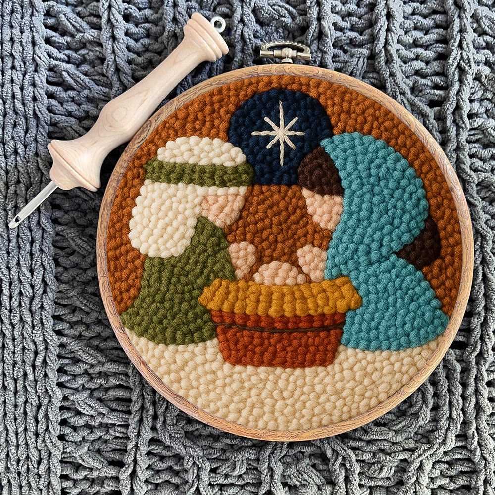 Nativity Scene Themed Punch Needle Kit – Easy DIY Choice | Fun Handmade Craft - image 11