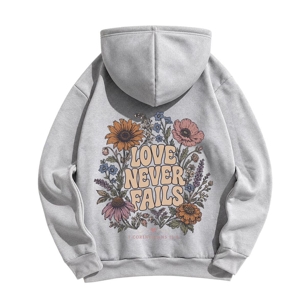Rubbyoo Love Never Fails Unisex Hoodie - image 24