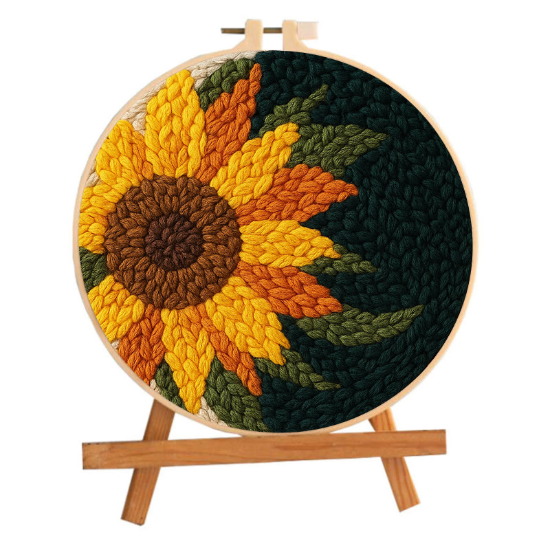  Sunflower Punch Needle Kit - Handmade Floral Craft | Perfect For Room Decor - image 10