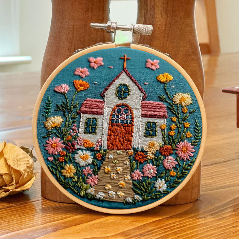 Rubbyoo Embroidery Kit-  Bible Verse Chruch - image 7