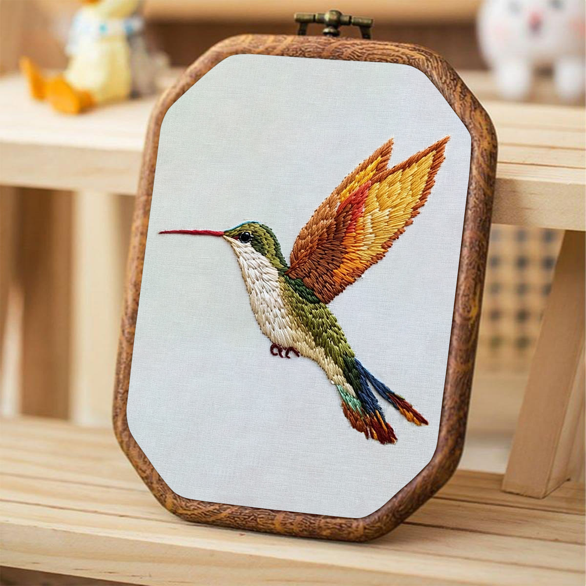 Rubbyoo Embroidery Kit-Flying Hummingbird2 - image 4