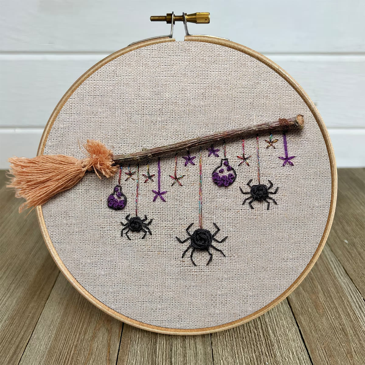 Rubbyoo Embroidery Kit - Halloween Spider | Creative Spooky Craft | Halloween Desk Decor - image 10