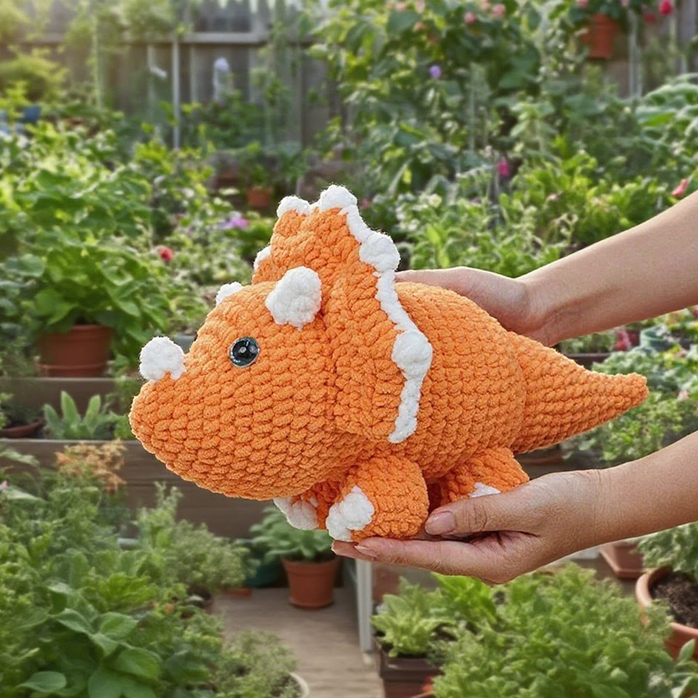 Diy Handmade Dinosaur Series Crochet Kit - Colourful Crochet Doll | Unique Gifts For Kids - image 7