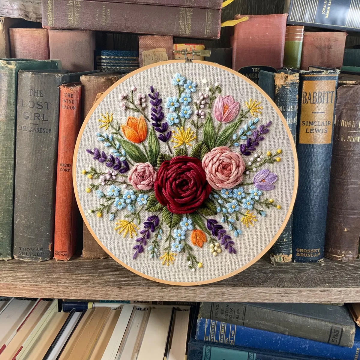 Rubbyoo Embroidery Kit - Romantic Roses | Handmade Gift For Her | Diy Valentine Day Gift - image 9