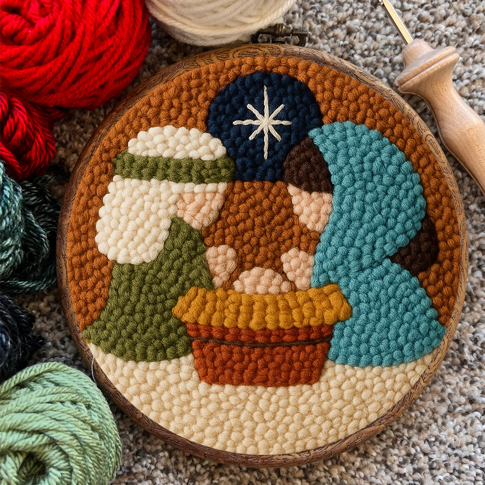 Nativity Scene Themed Punch Needle Kit – Easy DIY Choice | Fun Handmade Craft - image 10