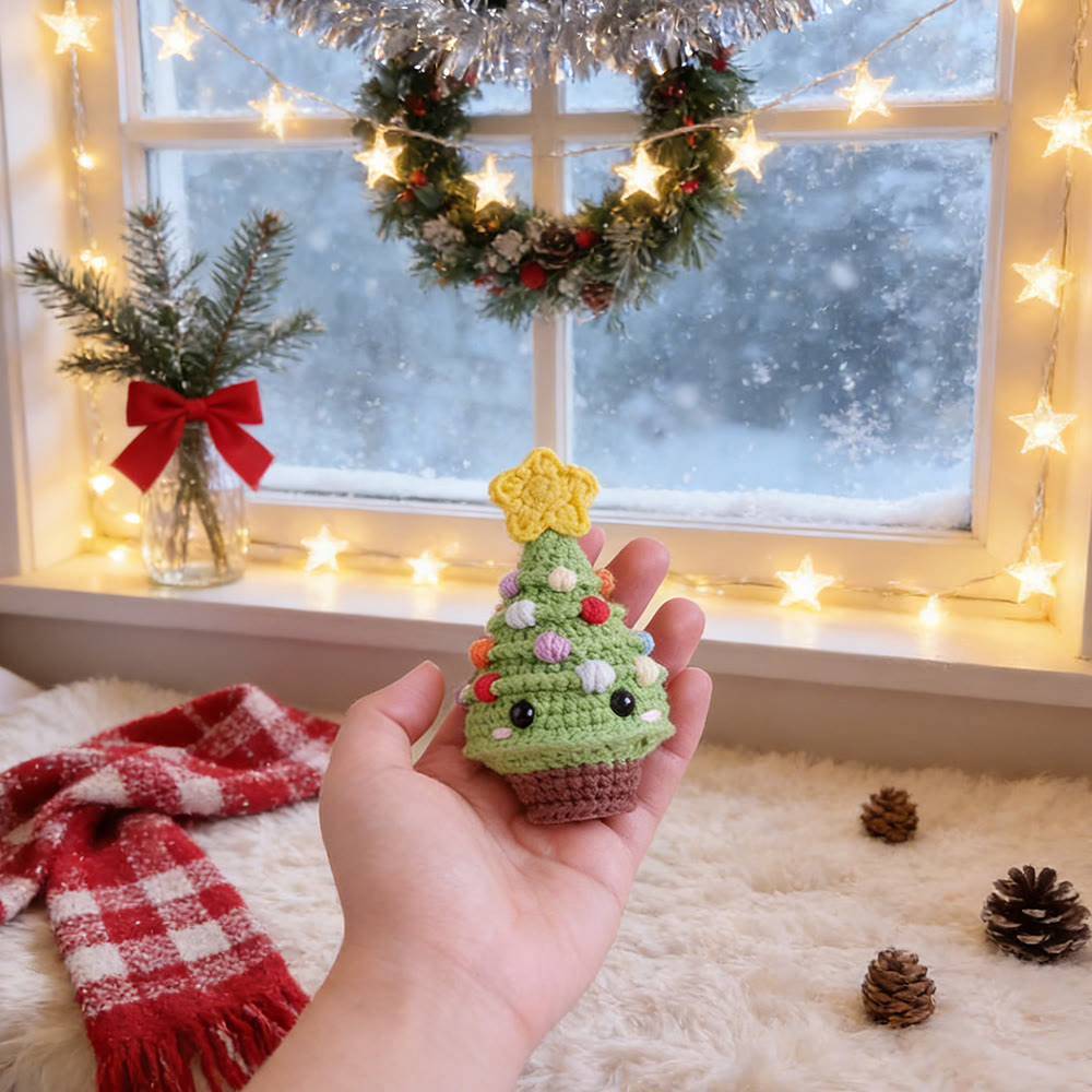 Diy Handmade Mini Christmas Tree Crochet Kit - Unique Holiday Gift | Perfect Home Ornament | Beginner Handmade Art - image 2