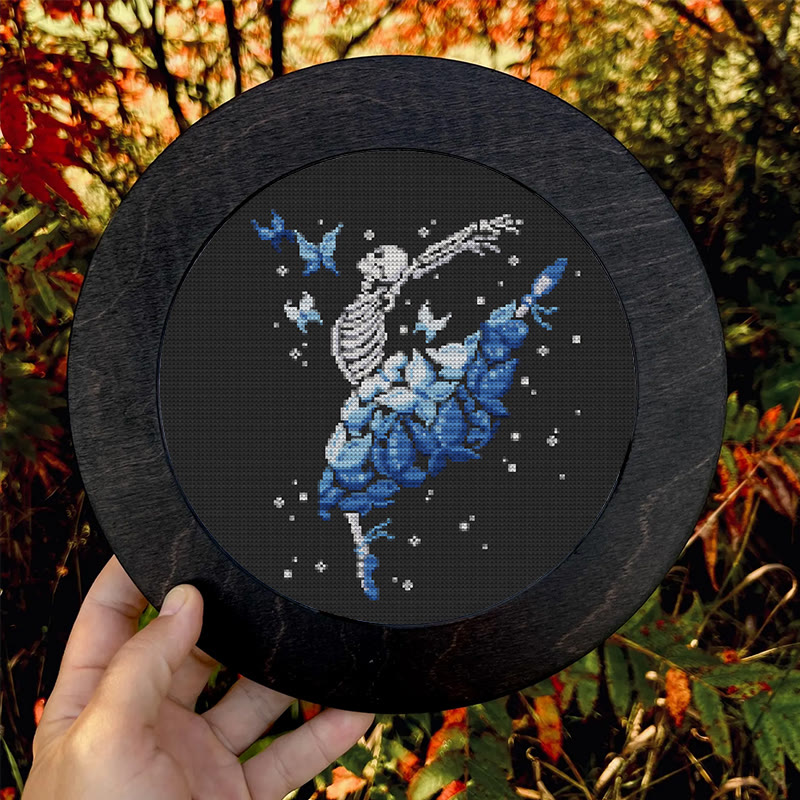  Cross Stitch Kit - Dancing Skeleton |Halloween Gothic  Needlework |  Decorative Wall Decor  - image 8