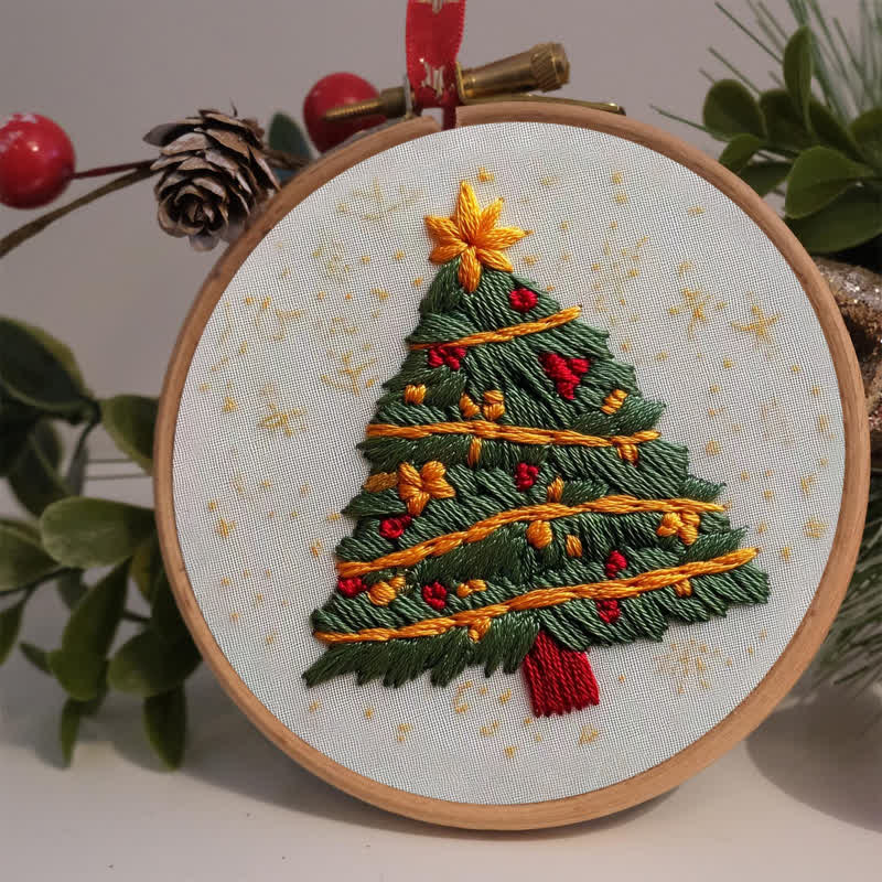 Rubbyoo Embroidery Kit - Amazing Christmas Tree Craft - image 5