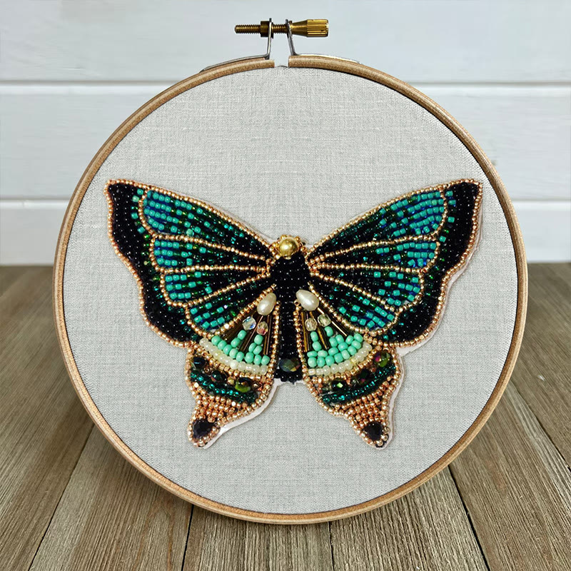 Rubbyoo Bead Embroidery Kit - Exquisite Butterfly | Diy Animal Craft | Unique Gift For Her - image 7