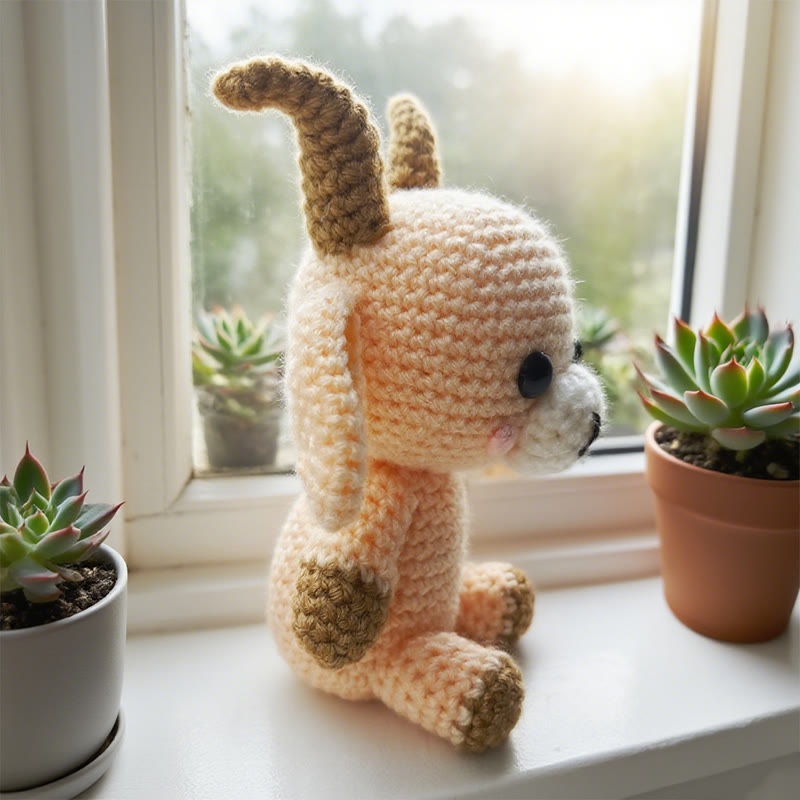 Diy Handmade Goat Crochet Kit -  Adorable Crocheted Animal | Nice Gift For Kids  - image 4