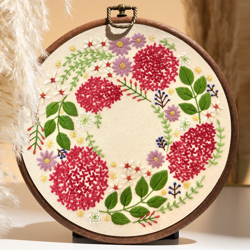 Rubbyoo Embroidery Kit - Various Botanicals  | Beginners Handmake Needle Craft 