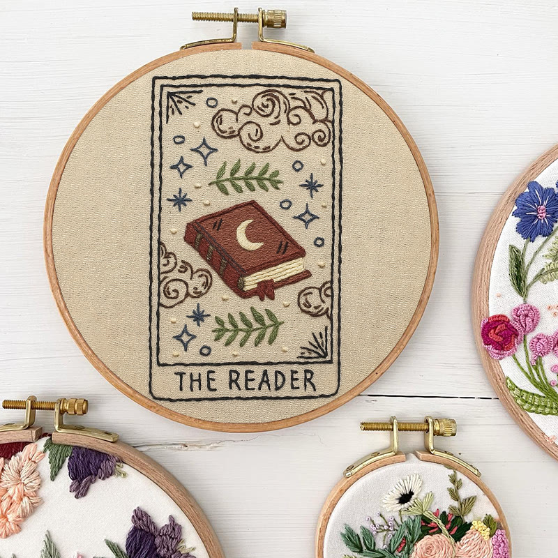 Rubbyoo Embroidery Kit - Witchy Book | Easy Handmade Decor | Gifts For Book Lover  - image 9