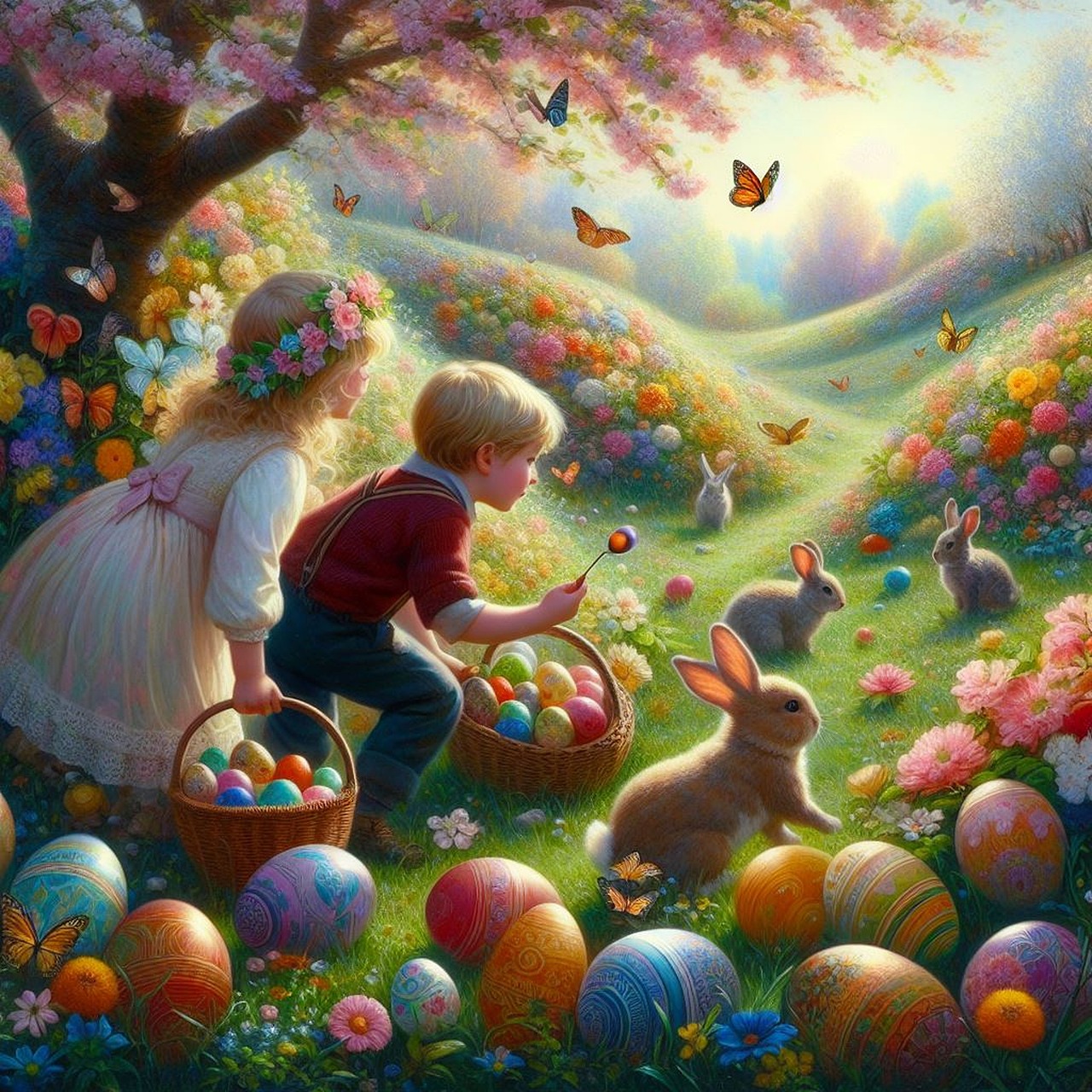 Easter Paradise - Wooden Jigsaw Puzzle