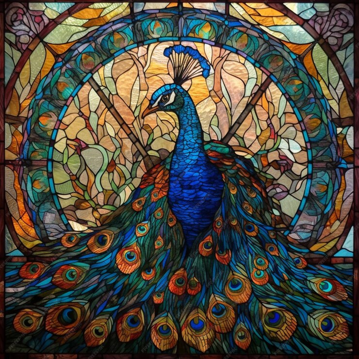 Natures Jewel Peacock Bird - Wooden Jigsaw Puzzle