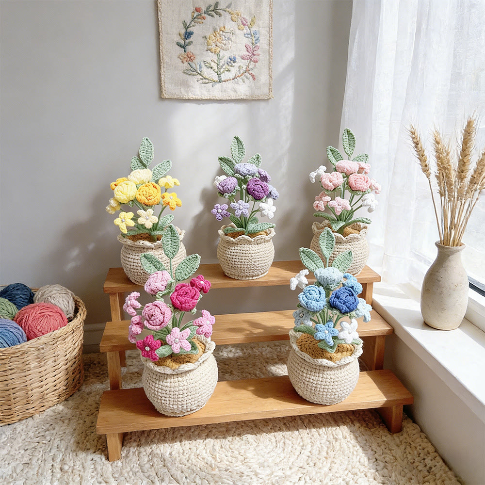  Gypsophila Crochet - Crochet Flower Pot | Handmade Holiday Gift  - image 5