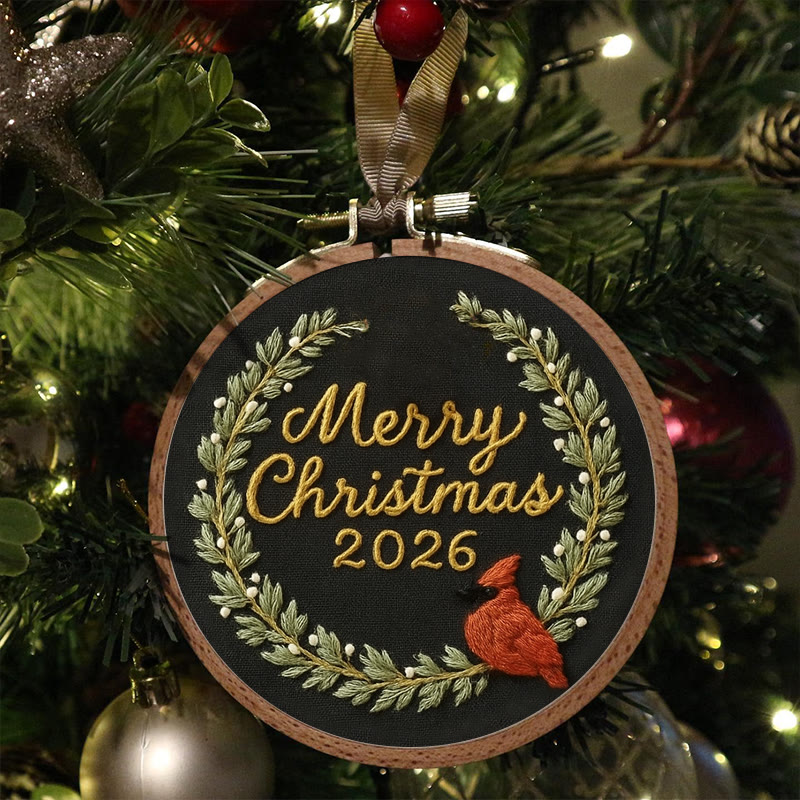 Rubbyoo Embroidery Kit - Marry Christmas Celebration | New Year Handicraft | Festive Hanging Decoration - image 7