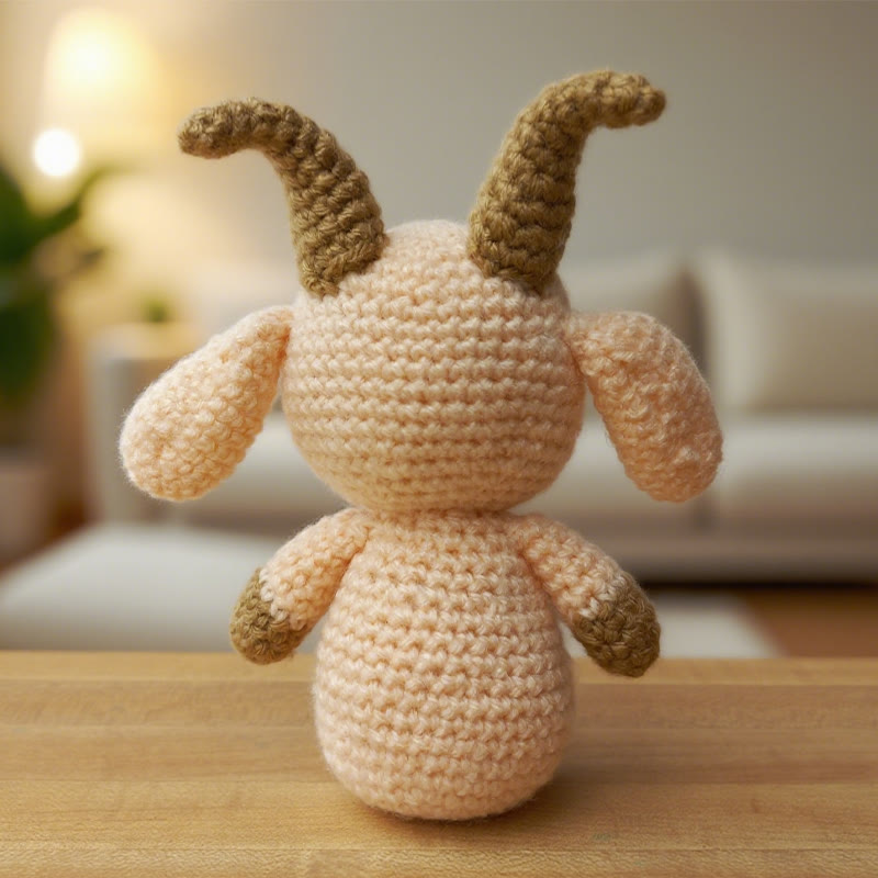 Diy Handmade Goat Crochet Kit -  Adorable Crocheted Animal | Nice Gift For Kids  - image 3