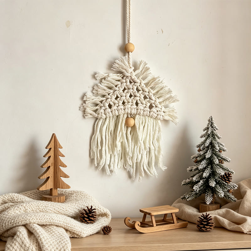 Rubbyoo Boho Christmas Decoration - Handmade Knitted Scandinavian Gnome | Holiday Home Ornament - image 4