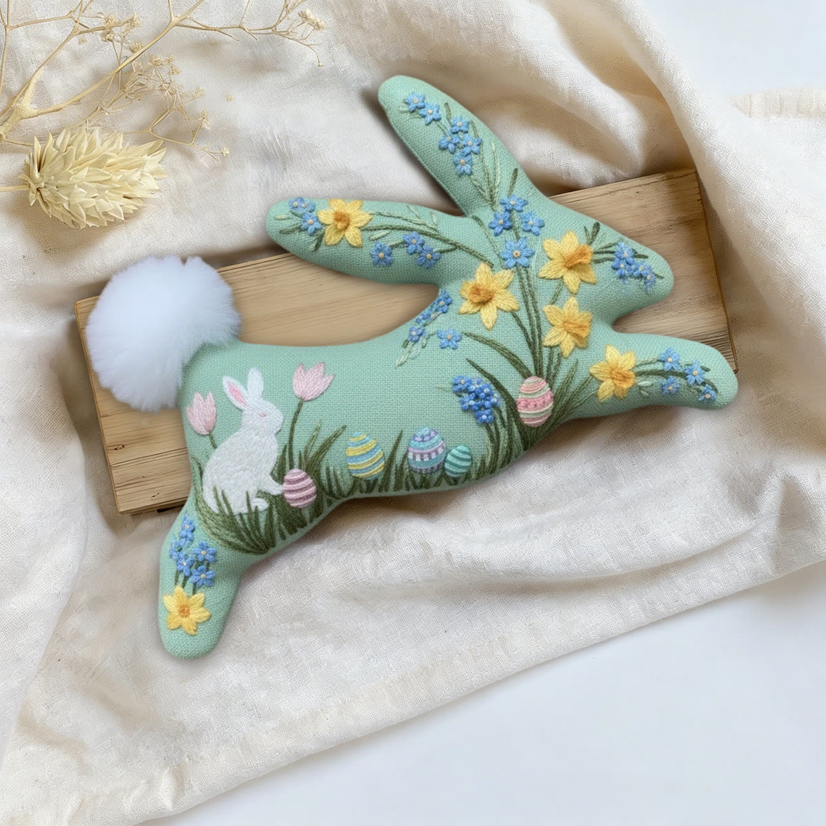 Rubbyoo Rabbit Embroidery Kit - Easter Bunny | Creative Spring Decor | Diy Holiday Gift  - image 7