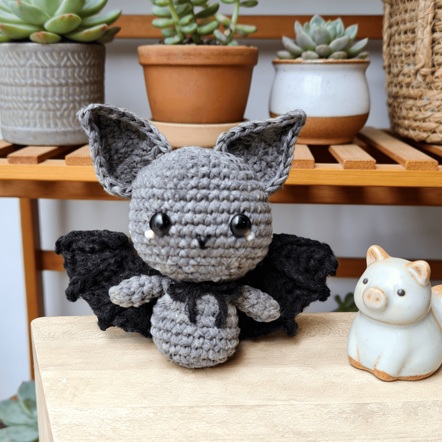 Diy Handmade Mini Black Bat Crochet Kit - Beginner Handmade Artwork | Nice Holiday Gifts For Kid - image 3