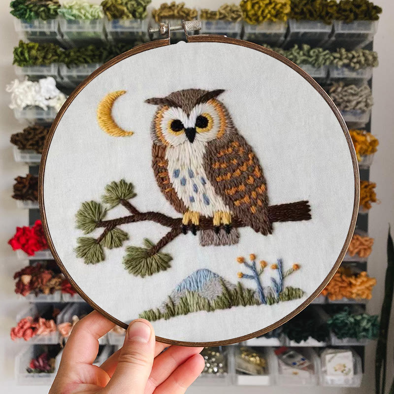 Rubbyoo Embroidery Kit - Little Owl | Simple Diy Craft | Heartfelt Handmade Present - image 9