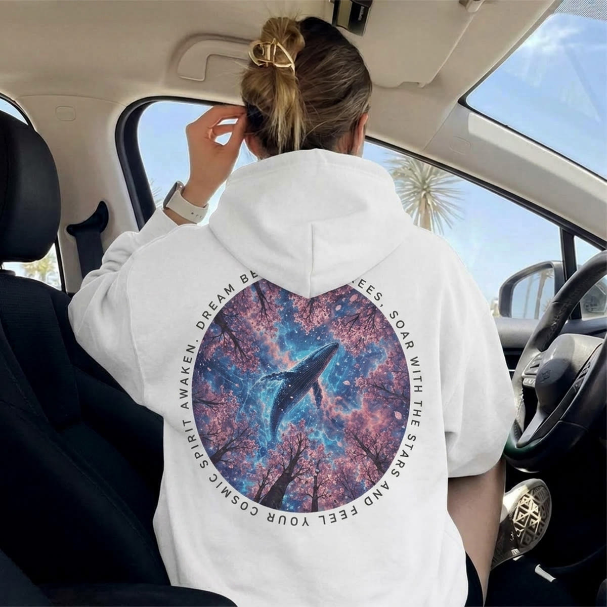Rubbyoo Soar With The Stars Unisex Hoodie - image 4