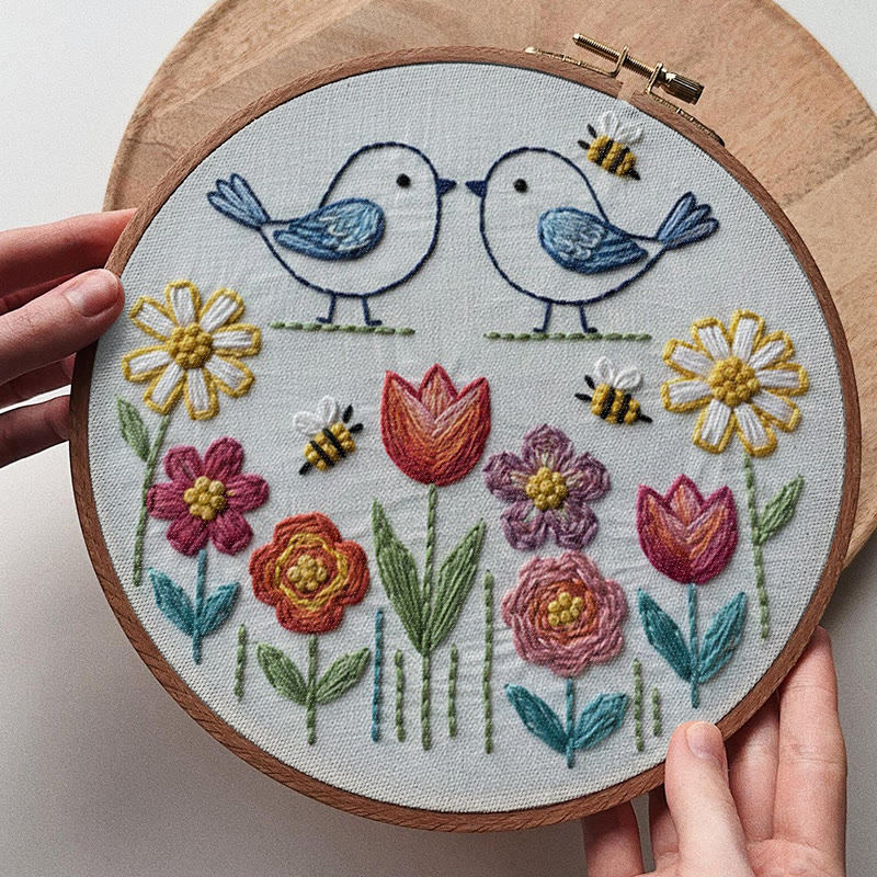 Rubbyoo Embroidery Kit - Little Chick | Beginner Handmade Art | Diy Animal Ornament - image 9