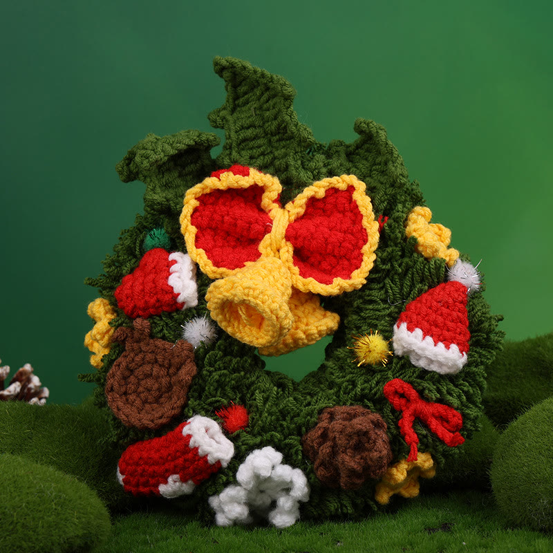 Diy Handmade Christmas Series Crochet Kit - Perfect Holiday Gifts |  Christmas Handicraft For Friends - Christmas Wreath - image 12