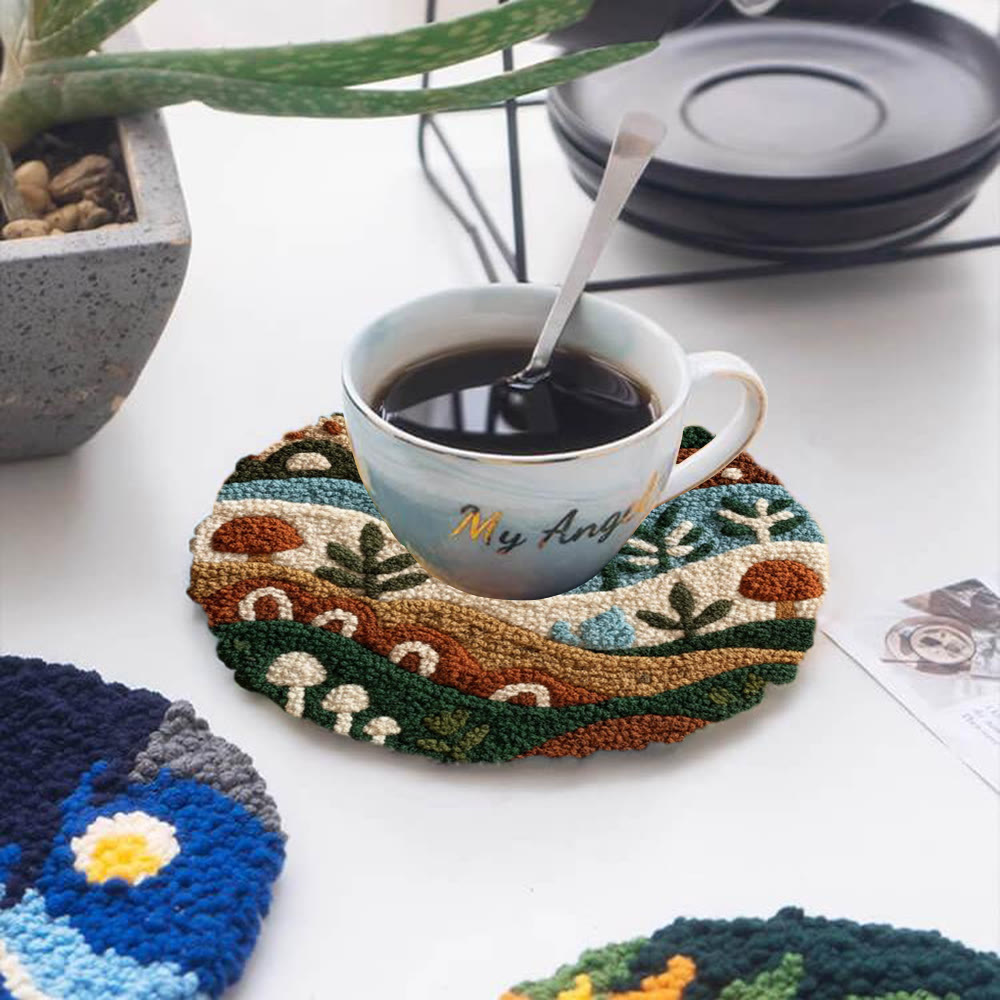 Rural Plants Punch Needle Kit - Easy Craft For Beginner | Unique Handmade Art - image 11