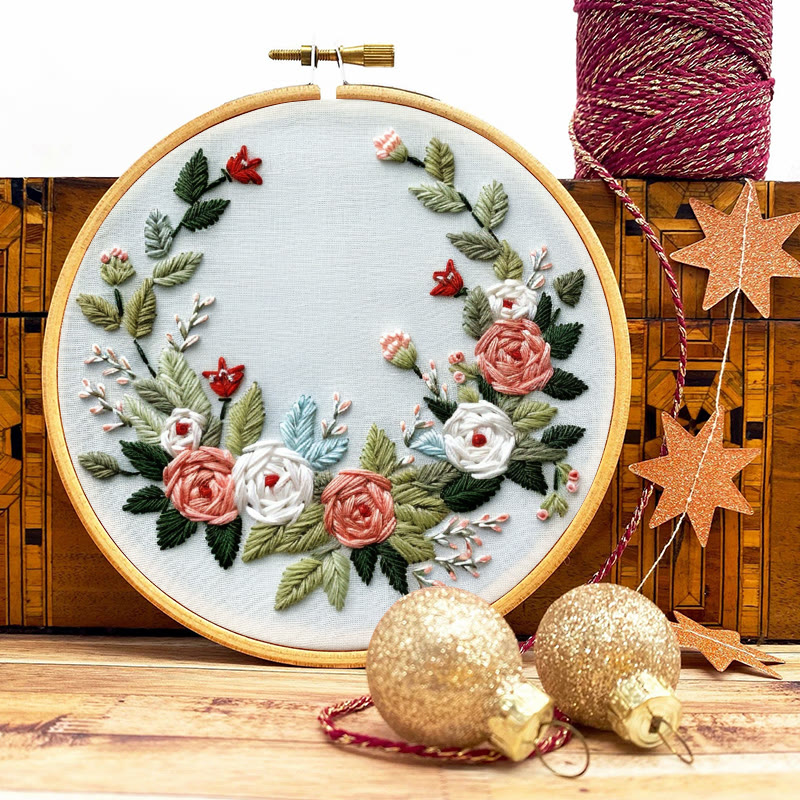 Rubbyoo Embroidery Kit- Christmas Winter Garland - image 9