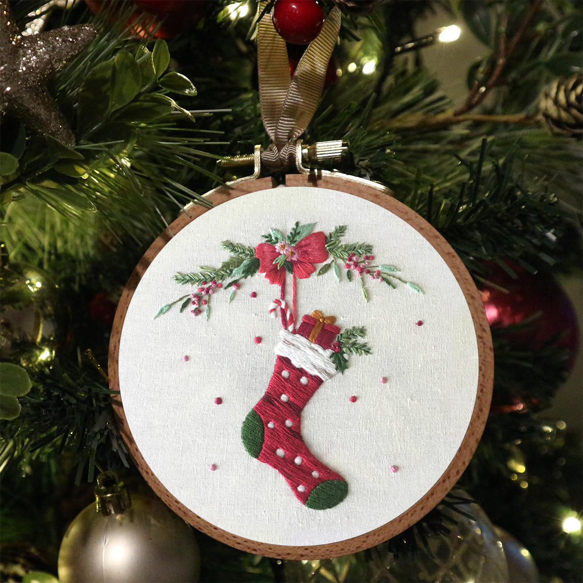 Rubbyoo Embroidery Kit -Christmas Sock  - image 5