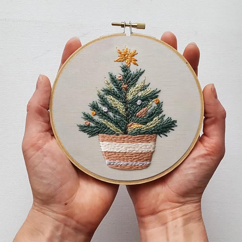 Rubbyoo Embroidery Kit - Handmade Christmas Tree - image 6