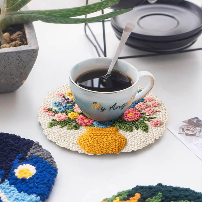 Vibrant Floral Bouquet Punch Needle Kit – Exquisite Handcraft | Perfect Gift For Plant Lovers - image 5