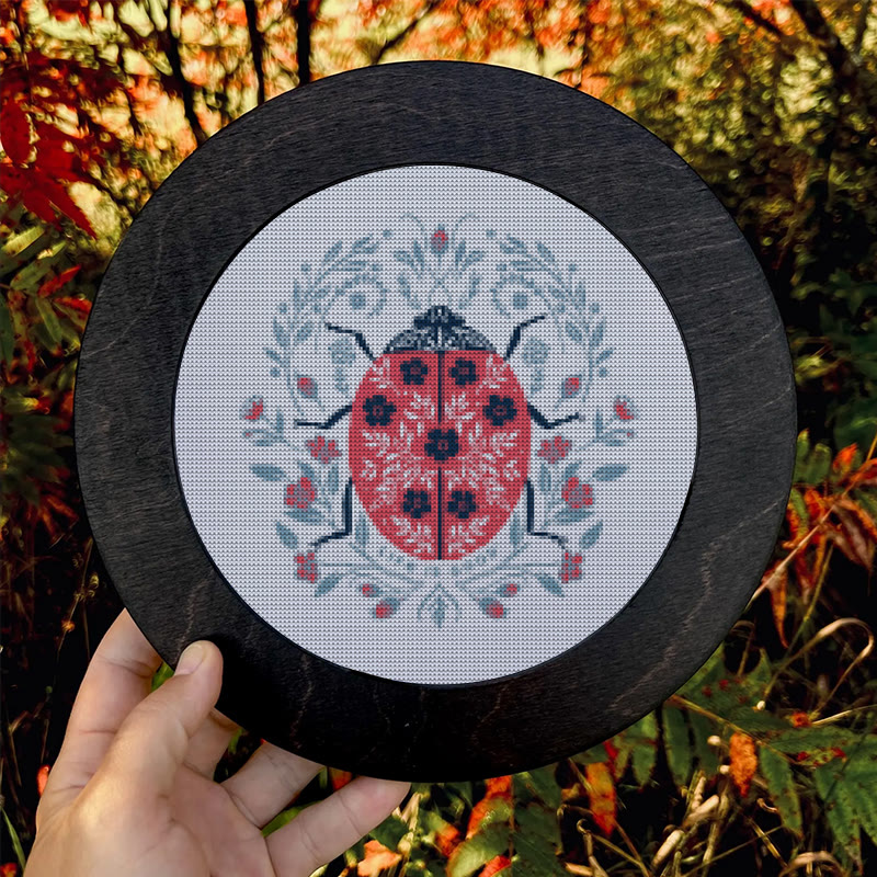  Cross Stitch Kit - Little Ladybird | Handmade Gift For Insect Lovers | Beginner Needle Artwork - image 8