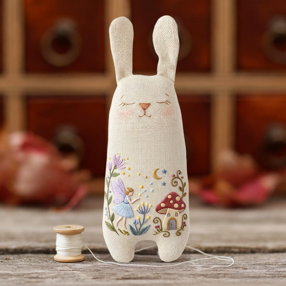 Rubbyoo Bunny Toy Embroidery Kit -  Little Elf | Cute Ornaments |  Gifts For Children  - image 6