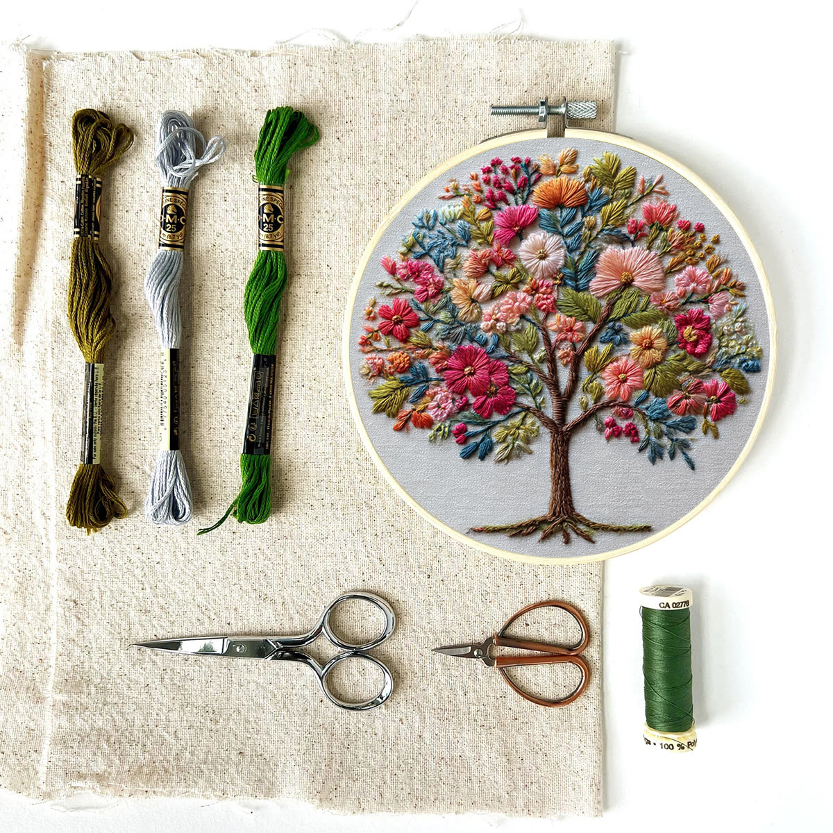 Rubbyoo Embroidery Kit - Fantasy Tree | Gift For Craft Lovers | Unique Home Decor - image 10