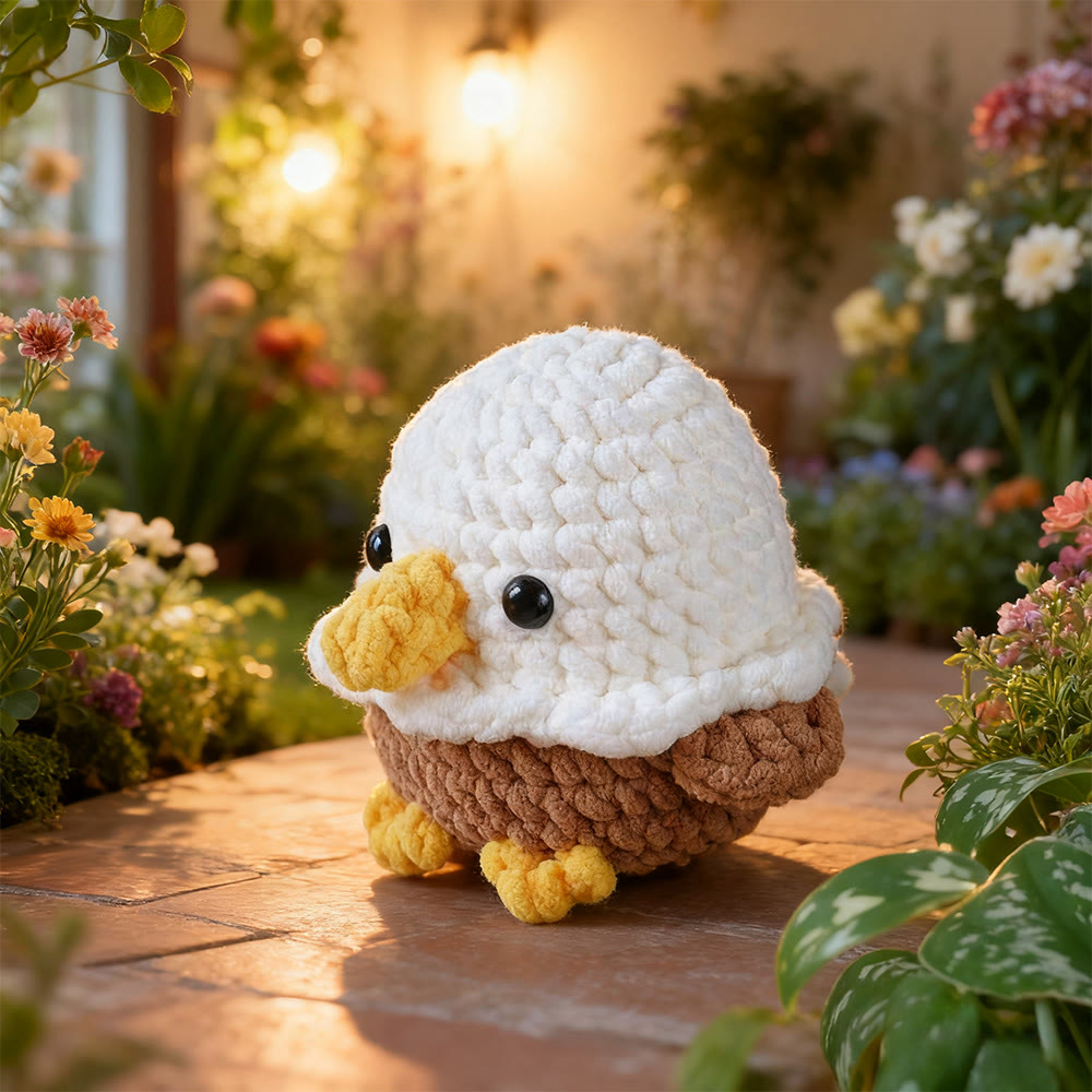 Diy Handmade Little Eagle Crochet Kit - Unique Crocheted Toy | Nice Craft For Friend - image 3