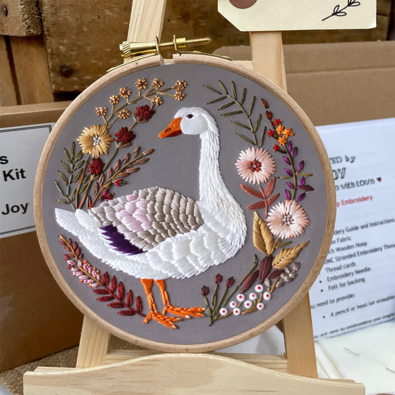 Rubbyoo Embroidery Kit - Winter Goose - image 9