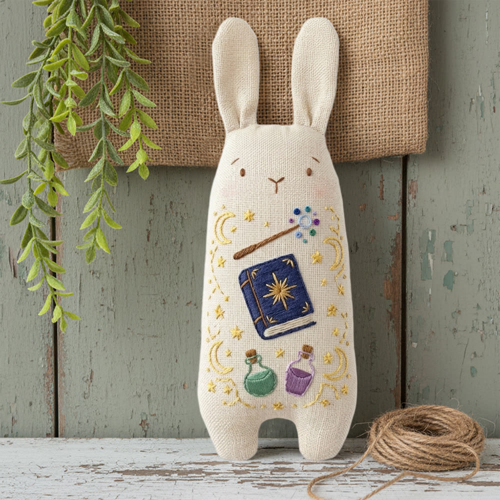 Rubbyoo Bunny Toy Embroidery Kit - Magic Potion | Creative Handmade Art | Sewing Gift For Easter - image 5
