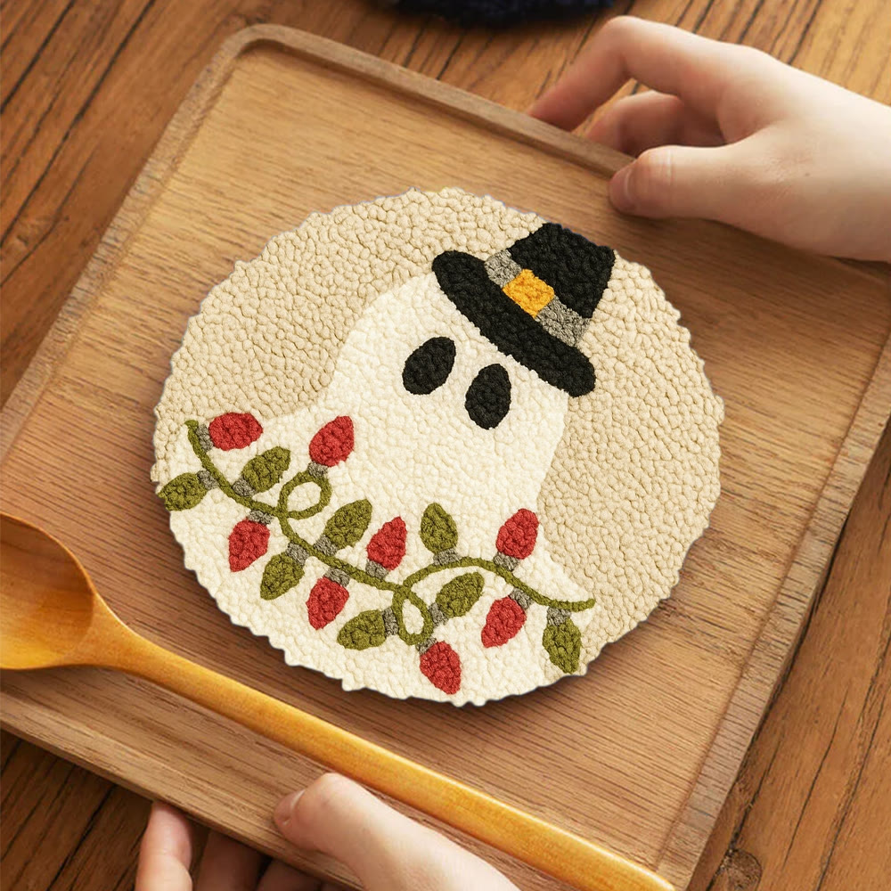 Mysterious Ghost Punch Needle Kit - Unique Christmas Craft | Nice Home Decor - image 12