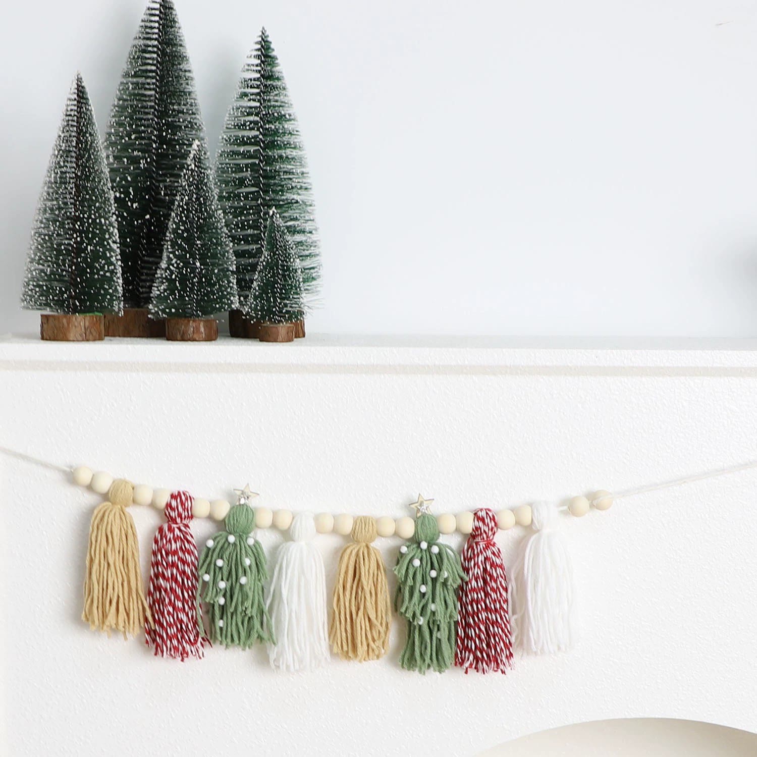 Rubbyoo Boho Christmas Hanging Decoration - Christmas Mantel Decor | Unique Festive Gift Craft  - image 2