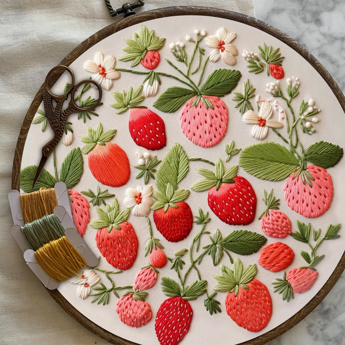 Rubbyoo Embroidery Kit-  Strawberries - image 8