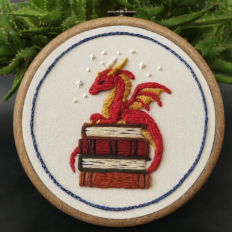 Rubbyoo Embroidery Kit - Sleeping Dragon | Unique Home Decor | Diy Handmade Craft  - image 8