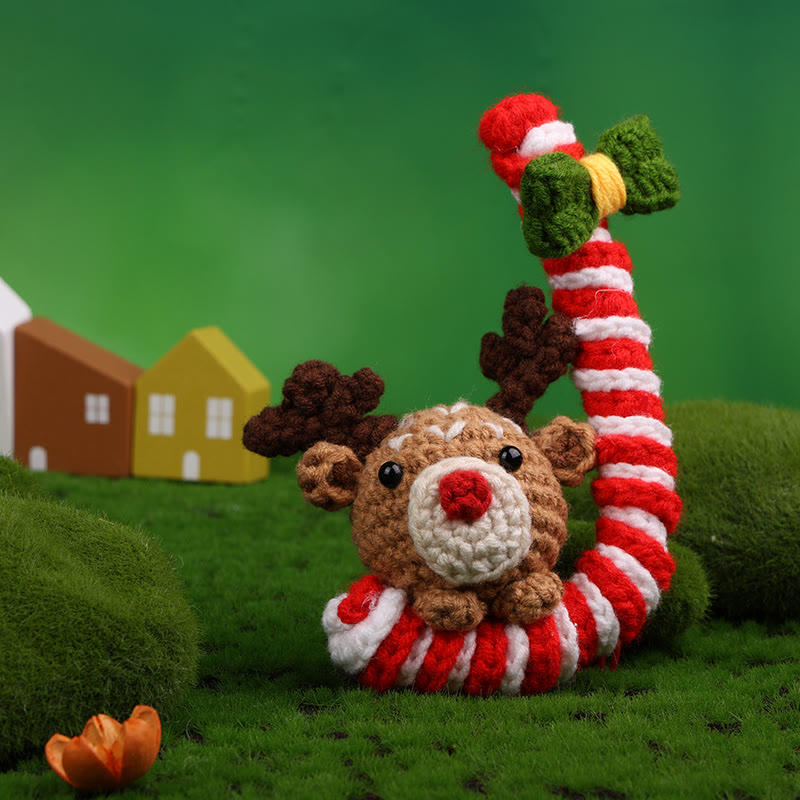 Diy Handmade Christmas Series Crochet Kit - Perfect Holiday Gifts |  Christmas Handicraft For Friends - Christmas Candy - image 11