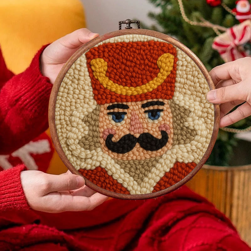 Christmas Soldier Punch Needle Kit - Christmas Tree Decor | Easy Handmade Craft - image 8