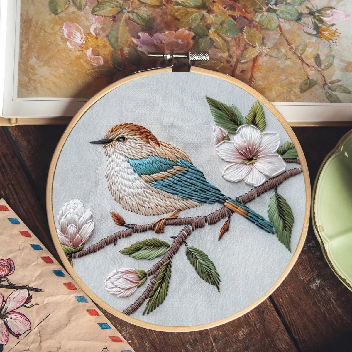 Rubbyoo Embroidery Kit- Spring Bird - image 8