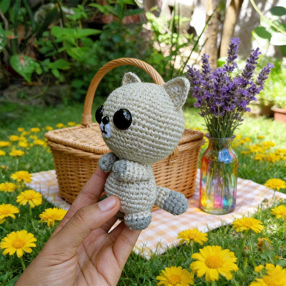 Diy Handmade Little Kitten Crochet Kit - Adorable Kids Toy | Perfect For Beginners  - image 4