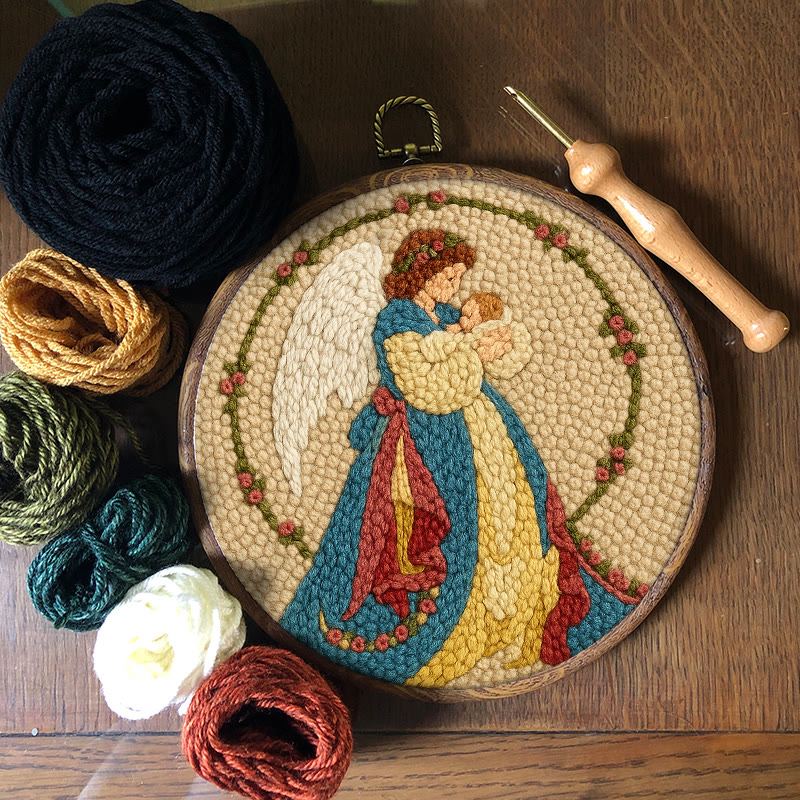 Birth Of Jesus Punch Needle Kit - Bible Wall Art | Holy Christmas Decor - image 10