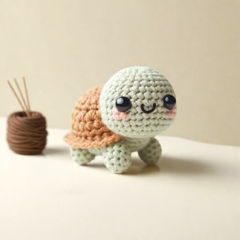 DIY Handmade Tiny Turtle Crochet Kit - Mini Crochet Doll | Unique Gifts For Friends - image 3