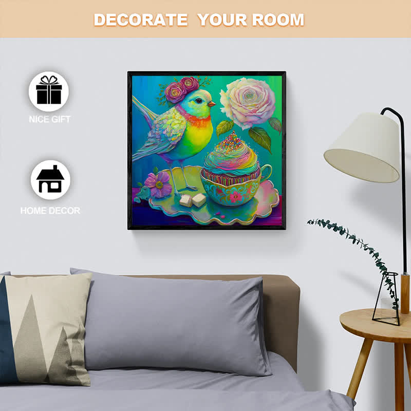 Bird's Tea Party - Wooden Jigsaw Puzzle